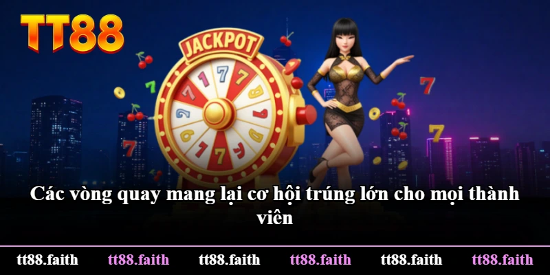 Các vòng quay mang lại cơ hội trúng lớn cho mọi thành viên Các vòng quay mang lại cơ hội trúng lớn cho mọi thành viên