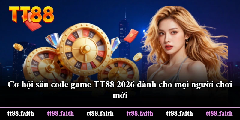 Cơ hội săn code game TT88 2026 dành cho mọi người chơi mới Cơ hội săn code game TT88 2026 dành cho mọi người chơi mới