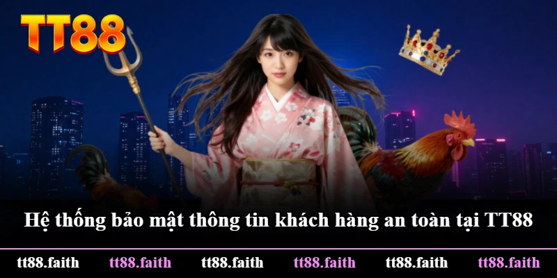 Hệ thống bảo mật thông tin khách hàng an toàn tại TT88