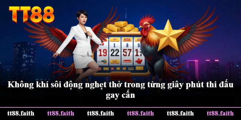 Không khí sôi động nghẹt thở trong từng giây phút thi đấu gay cấn
