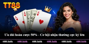 Ưu Đãi Hoàn Cược 50% - Cơ Hội Nhận Thưởng Cực Kỳ Lớn